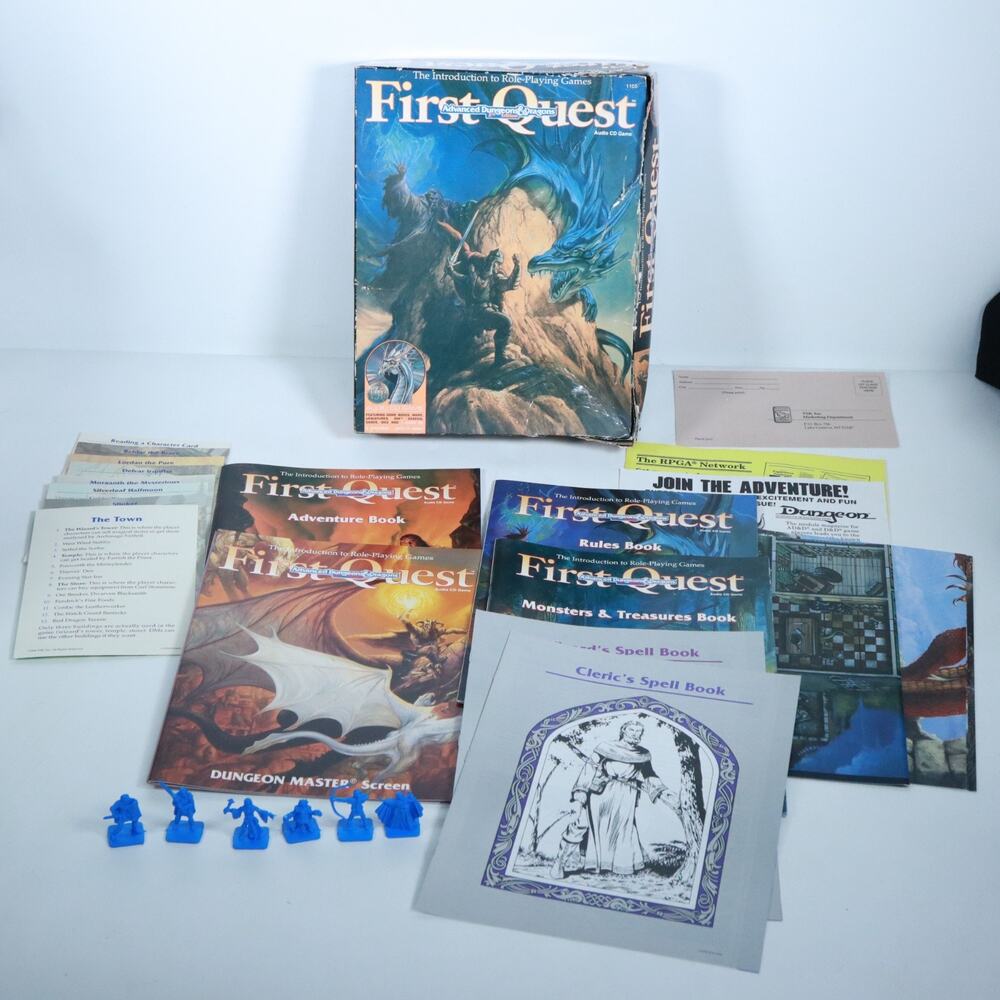 Advanced Dungeons & Dragons First Quest 1105 2nd Edition - Missing CD - Picture 1 of 15